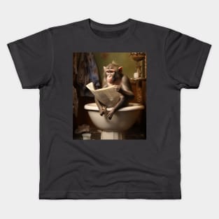 The Scholarly Simian Kids T-Shirt